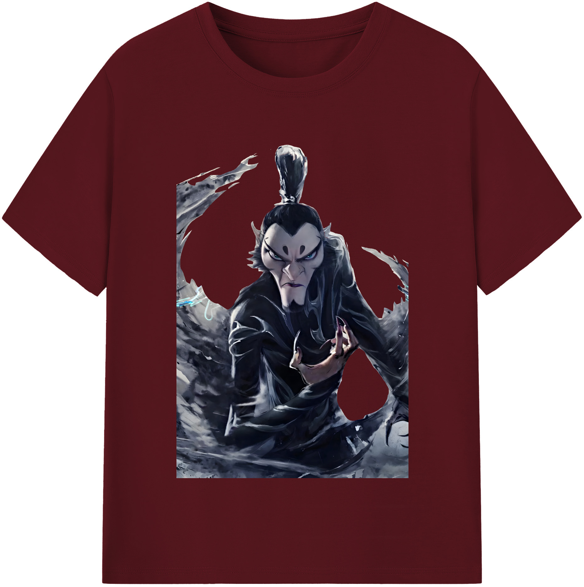 （画像用） Ne Zha 2 ナタ 魔童の大暴れ 綿100％半袖Tシャツ（フロントプリント）